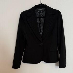 Mango Classic Black Suit Jacket